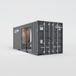 Container sportif 20FT compact avec espace musculation et cardio
