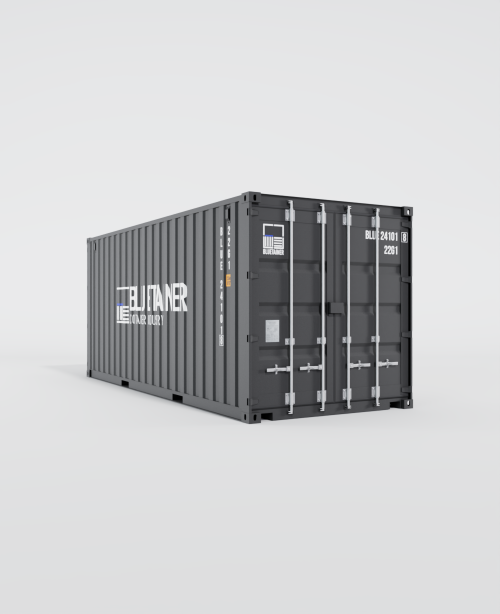 Conteneur maritime 20FT Double Door en vue à 60 degrés