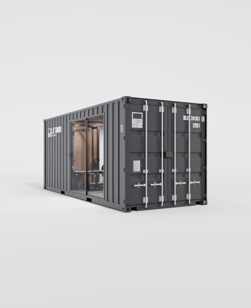 Container sportif 20FT compact avec espace musculation et cardio
